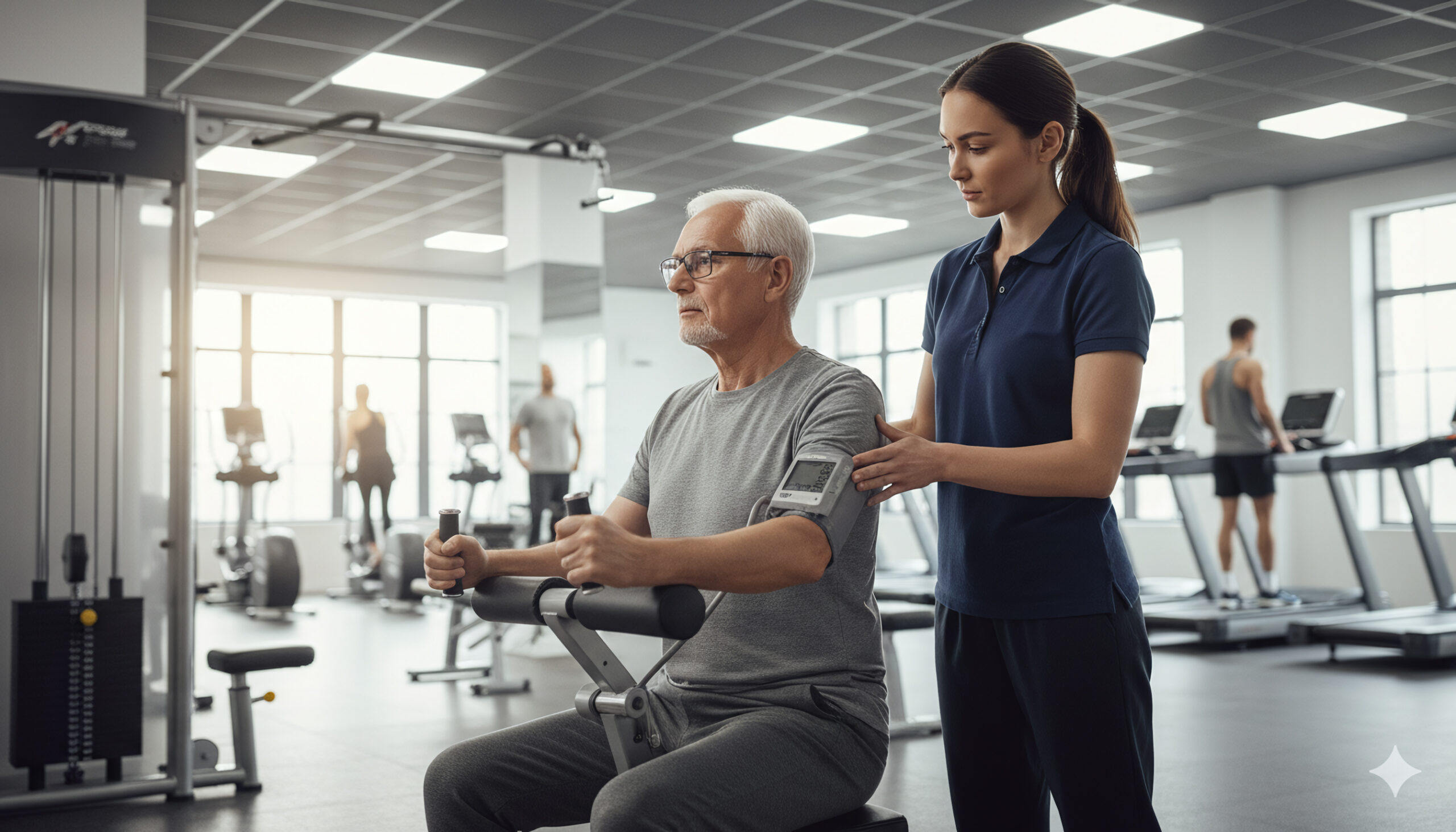 Fitnesskette oder Gesundheitszentrum – betreutes Training im Physioaktiv Sportsclub